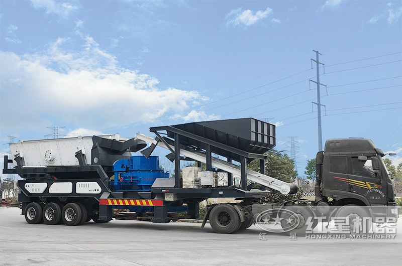 車載流動打砂機發貨，輕松上路，行走自如