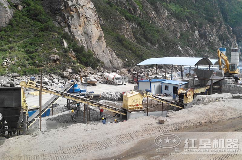 山西客戶(hù)機(jī)制砂生產(chǎn)線