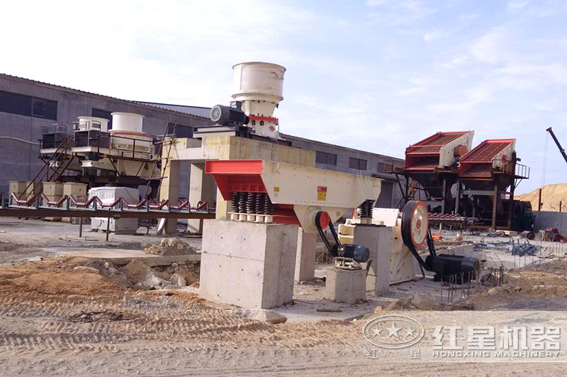 大型河卵石制砂線現(xiàn)場(chǎng) 大型河卵石制砂線現(xiàn)場(chǎng)