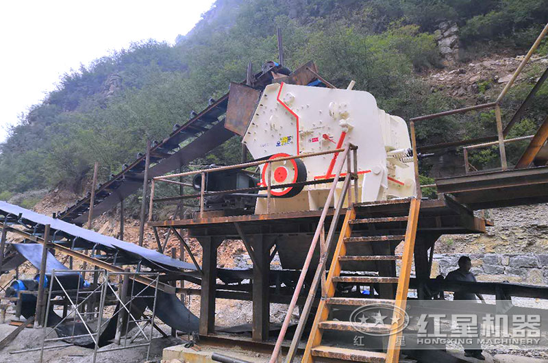 反擊式破碎機工作現場圖片 反擊式破碎機工作現場圖片