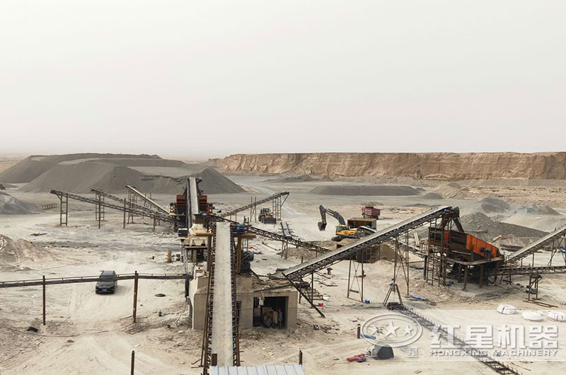 機制砂生產加工現場