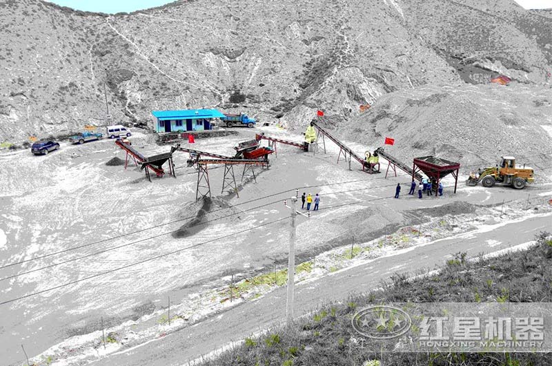 河南一砂石廠碎石加工客戶現場實拍 河南一砂石廠碎石加工客戶現場實拍